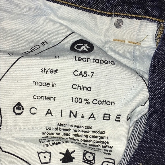 Cain & Abel 32x31 dark lean Jeans - Picture 6 of 8